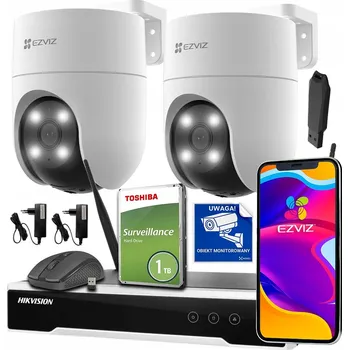 Bezpečnostní kamera Sada pro monitoring Ezviz WIFI MONITOROVACÍ SADA EZVIZ 4MP PTZ KAMERY