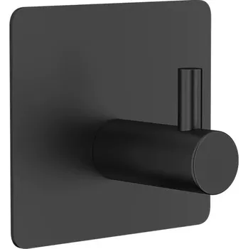 Věšák Věšák samolepicí černý háček 3M na ručník na zeď kuchyně