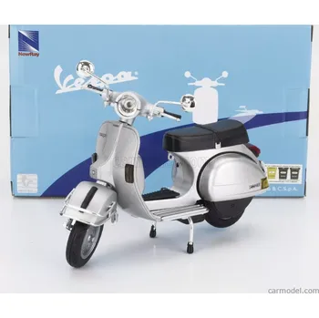 autíčko Newray Piaggio Vespa P200e 1978 1:12, stříbrná