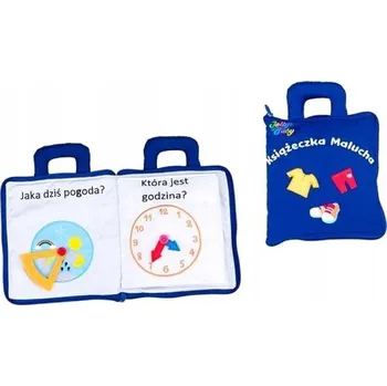 Hračka pro nejmenší Edukační knížka Jolly Baby modrá látková 10 m +