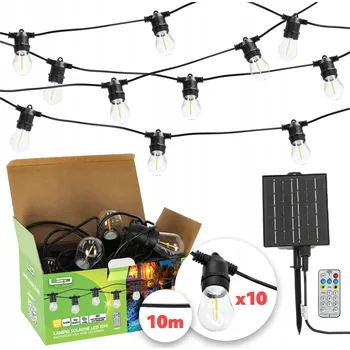 Venkovní osvětlení Girlanda Laitica 10 cm akumulátorová, bateriová, solární, USB