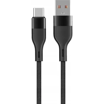 Datový kabel Kabel Maxlife USB - USB typ C 1 m černý
