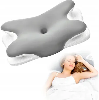 Polštář ORTOPEDICKÝ POLŠTÁŘ Profilovaný z PAMĚŤOVÉ PĚNY 60x34x13cm