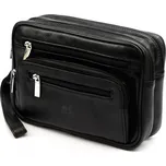 Pánská taštička Nordee z pravé kůže do ruky černá