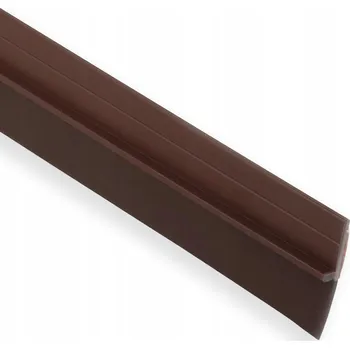 Těsnění do okna a dveří Samolepicí těsnicí lišta pod dveře proti průvanu hnědá 36 x 18 x 1000 mm