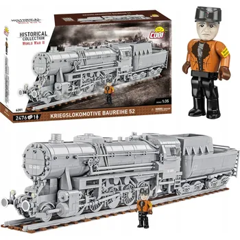 Stavebnice COBI Cobi 6281 Válečná lokomotiva řady 52