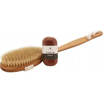 Mýdlo MASÁŽNÍ SADA EMENDO KARTÁČ, MÝDLO TERVA 100g