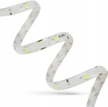 LED osvětlení LED pásek 24W 5050 30LED studená bílá, role 5m - bez krytí