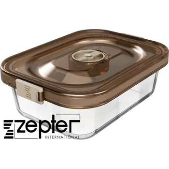 Dóza na potraviny Zepter Skleněná nádoba AMBER 1,5 l – Originální vakuová dóza na potraviny