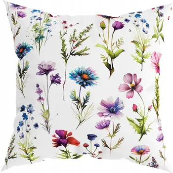 Povlak na dekorativní polštářek Povlak na polštář 40x40 Polní Květiny 9233