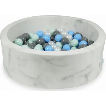 Suchý bazén Suchý bazén s míčky Mimii Mramor 90 x 40 cm