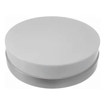 Stropní Svítidlo 2x E27 kulatý 30cm AFRODYTA stříbrné mléčné stínidlo IP44 PAWBOL