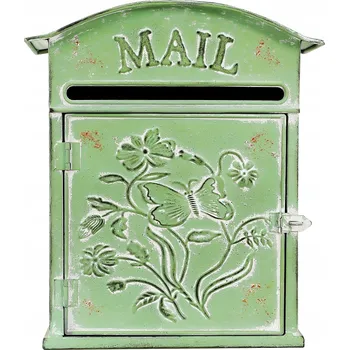 Železářství Letter Box Poštovní schránka Evropská závěsná nástěnný držák pošty Návrh černý