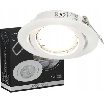 Bodové svítidlo Bodové stropní svítidlo zapuštěné nastavitelné DAI