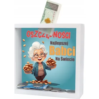 Obraz Pokladnička MDF Pro Úspory Nejlepší Babičky na světě Lublin