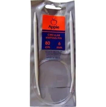 Apple Pletací jehlice kruhové 60 cm - 6 mm