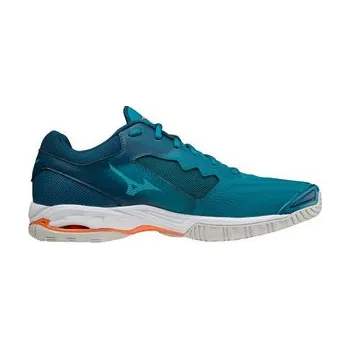 Pánská obuv Mizuno WAVE PHANTOM 2 Sálová obuv modrá / bílá / oranžová, UK 15, EU 51, US 16, 34 cm