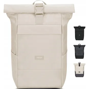 Školní batoh vícekomorový LARKSON, odstíny hnědé a béžové, vícebarevný