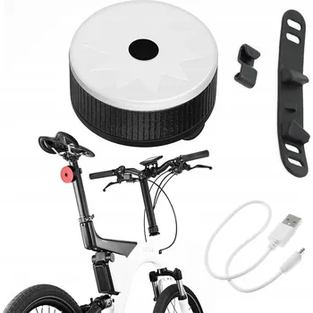 Cyklosvítilna LED SVĚTLO NA KOLO ZADNÍ USB