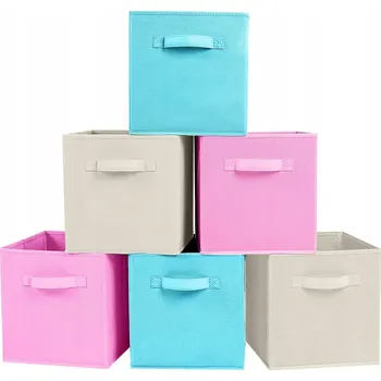 Úložný box POWERKING Skládací látkové boxy 6 Kusů Organizér