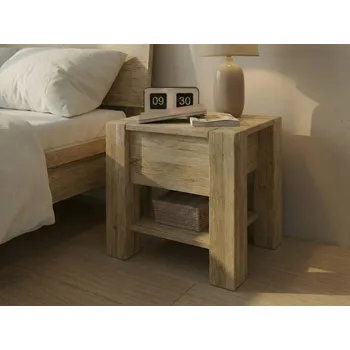 Noční stolek Noční stolek Aruba Sonoma - masiv dub
