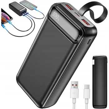 Powerbanka Powerbanka 50000mAh QC 22,5W USB-C USB Rychlé Nabíjení + KABEL DÁREK