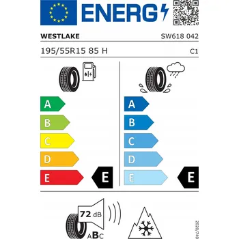 Zimní osobní pneu Zimní pneumatika Westlake SW618 SnowMaster 195/55 R15 85 H s přilnavostí na sněhu (3PMSF)