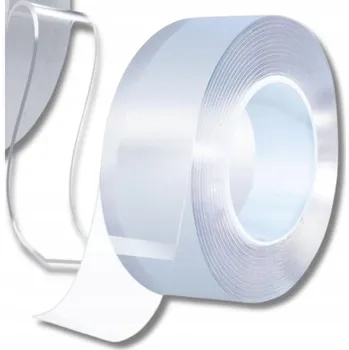 Lepicí páska Voděodolná montážní páska opakovaně použitelná 2m oboustranná NANO transparentní