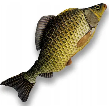 Polštář Dekorační Polštář Ryba Karas – realistická plyšová hračka