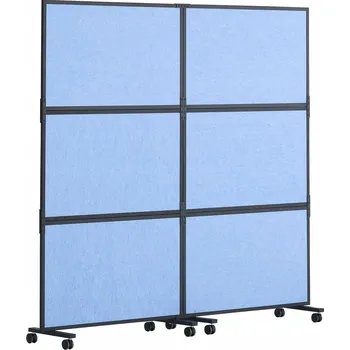 Paraván Paraván pokojová akustická přepážka 2 kusy, skládací zvukotěsný panel