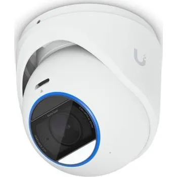 Bezpečnostní kamera Ubiquiti UniFi G6 Pro Turret W IP kamera, turret, venkovní, 8Mpx, 3840×2160, 30fps, 2,36× optický zoom, IR přísvit do 40m, PoE+, AI detekce, rozpoznávání obličejů a SPZ, IP66, IK04, UVC-G6-Pro-Turret-W