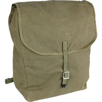 turistický batoh ARMÁDNÍ ORIGINÁL BW BUNDESWEHR Batoh polní BW plátěný vak zelený Bundeswehr Německo originál