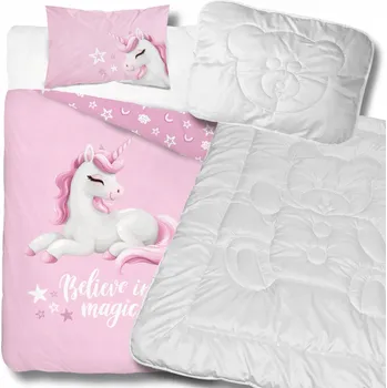 Povlečení Sada povlečení Detexpol medvídka modrá 90x120 cm