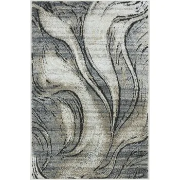 Koberec KOBEREC BÉŽOVÝ KRÉMOVÝ VLNY LINKY MĚKKÝ DVOUÚROVŇOVÝ DO POKOJE MATARA 100x200 cm