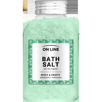 Koupelová sůl Kořeněná a ovocná zelená do koupele sůl On Line