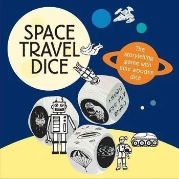 Cizojazyčná kniha Space Travel Dice