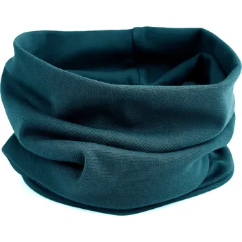 Čepice Bavlněná čepice / nákrčník unisex, střední, 68 petrolejová nákrčník