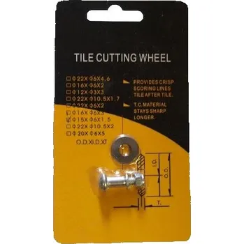 Pracovní nůž kolečko náhradní do řezačky 15x1,5mm, d6mm