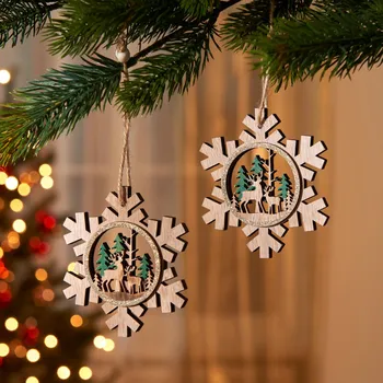 Vánoční dekorace 3Pagen Závěsná dekorace Sněhová vločka