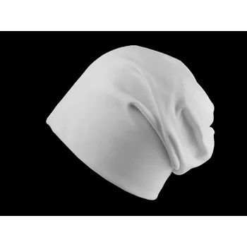 Čepice Bavlněná čepice / nákrčník unisex, velké, 1 bílá čepice