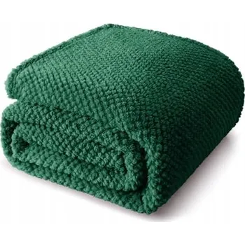 Dětská deka WHALE FLOTILLA Flanelová deka Měkká Teplá 130x170 cm Tmavě zelená