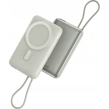 Powerbanka Powerbank Bazic Fusion Mag 10000mAh MagSafe s USB-C kabelem, šedá