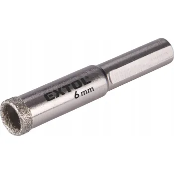 Vrták Extol Premium Diamantová korunka na sklo a keramiku, Ø 10 mm
