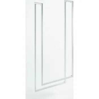 Držák na ručník Stropní věšák na ručníky, dvojitý, BÍLÝ