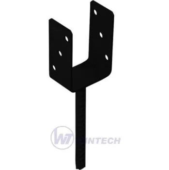 Stavebniny PS 90U Patka sloupku C 91x120x60x4,0 černá, 1 ks TKRAA091120ZC