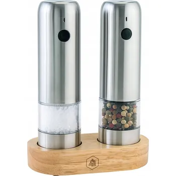 Kuchyňský mlýnek Elektrický mlýnek na pepř a sůl SADA 2 MLÝNKŮ USB LAGUIOLE