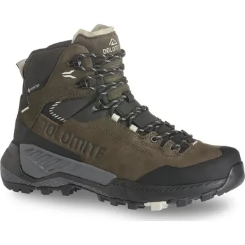 Pánská treková obuv Dolomite outdoorová obuv Vernale Leather High GTX 2026 Tmavě červená 4.5 UK