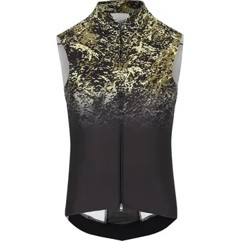 Cyklistická vesta Q36.5 Cyklistická vesta Gregarius Hybrid Alpi Camo vest podzim, ZIMA Černá M Pánské