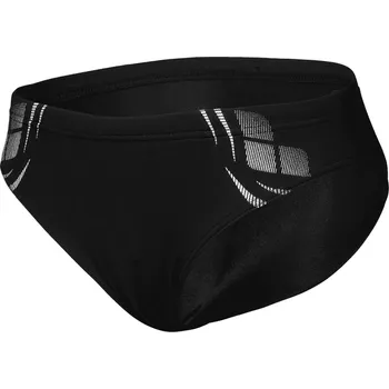 Chlapecké oblečení Arena Performance Poseidonia Briefs Boys Black/White 140cm