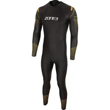 Neoprenový oblek Půjčení - Pánský neopren Zone3 Thermal Aspect Breaststroke Wetsuit Men /Black/Orange/Yellow XL